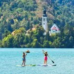 Exploring Bled highlights on a SUP